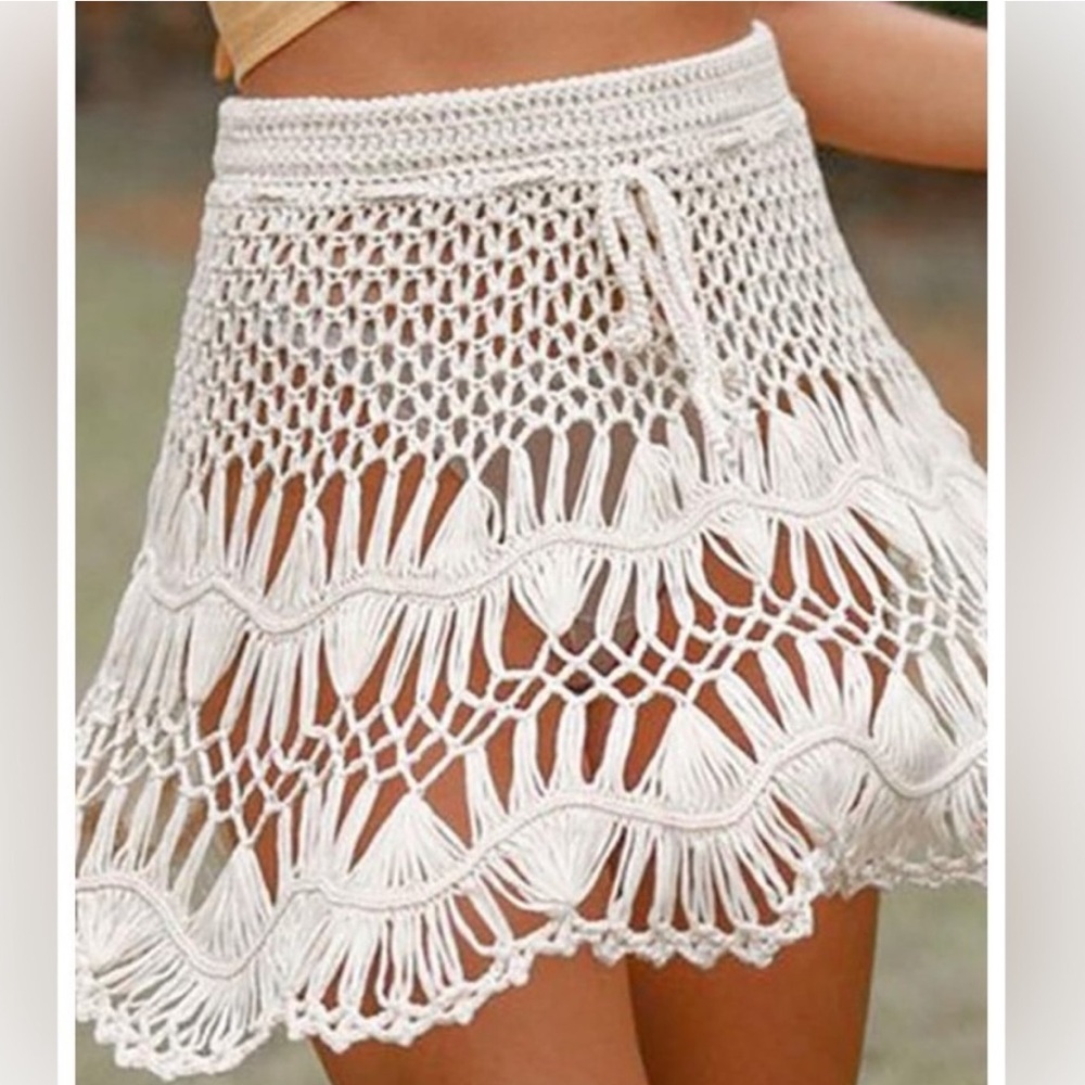 Swim cover up skirt